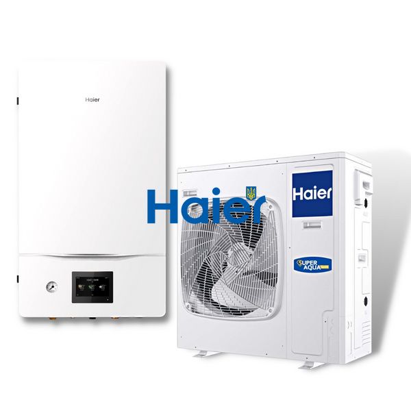 Тепловий насос повітря-вода моноблок Haier Super Aqua AU112FYCRA(HW) 85026 фото